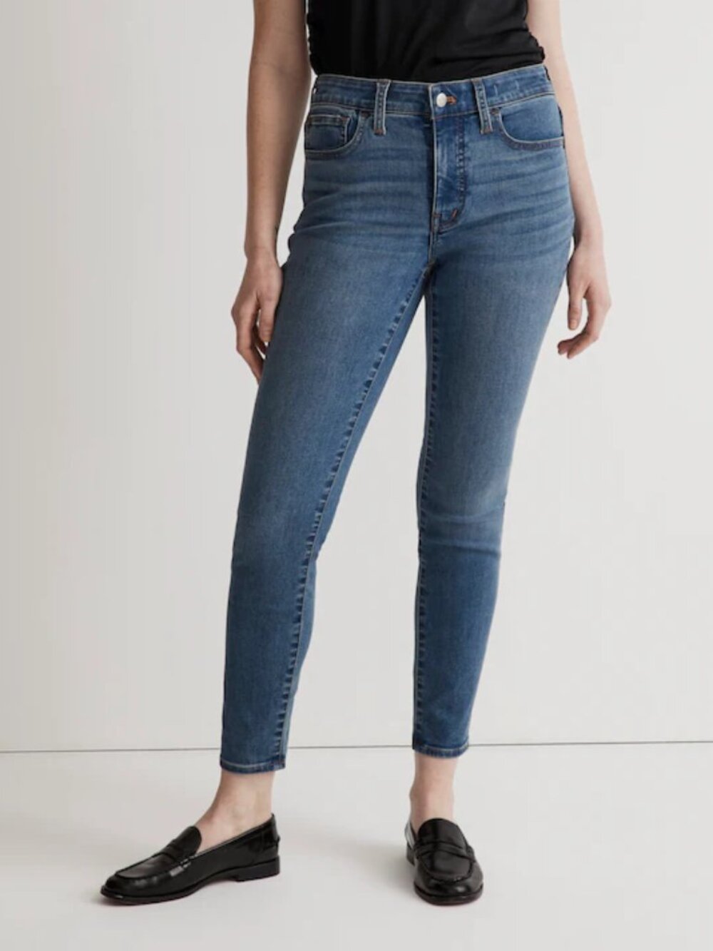 Madewell Roadtripper Skinny Jeans in Medium Blue Wash